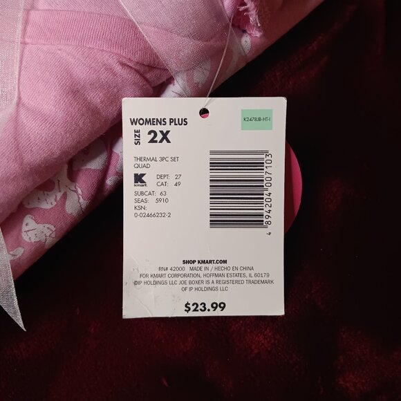 3 Piece Thermal Pajama Set by Joe Boxer - Picture 2 of 3